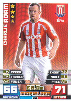 Charlie Adam Stoke City 2014/15 Topps Match Attax #265